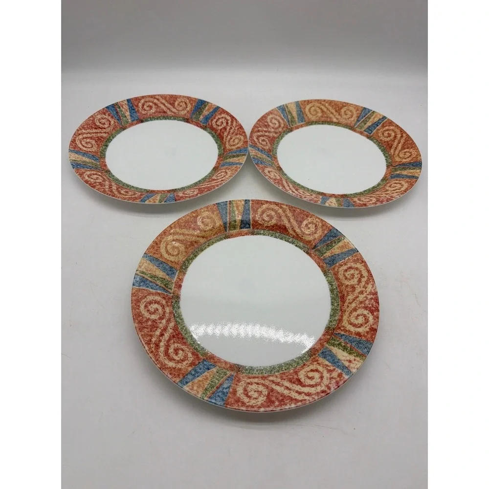 3 Corelle SAND ART SANDART Dinner Plate 10 1/4